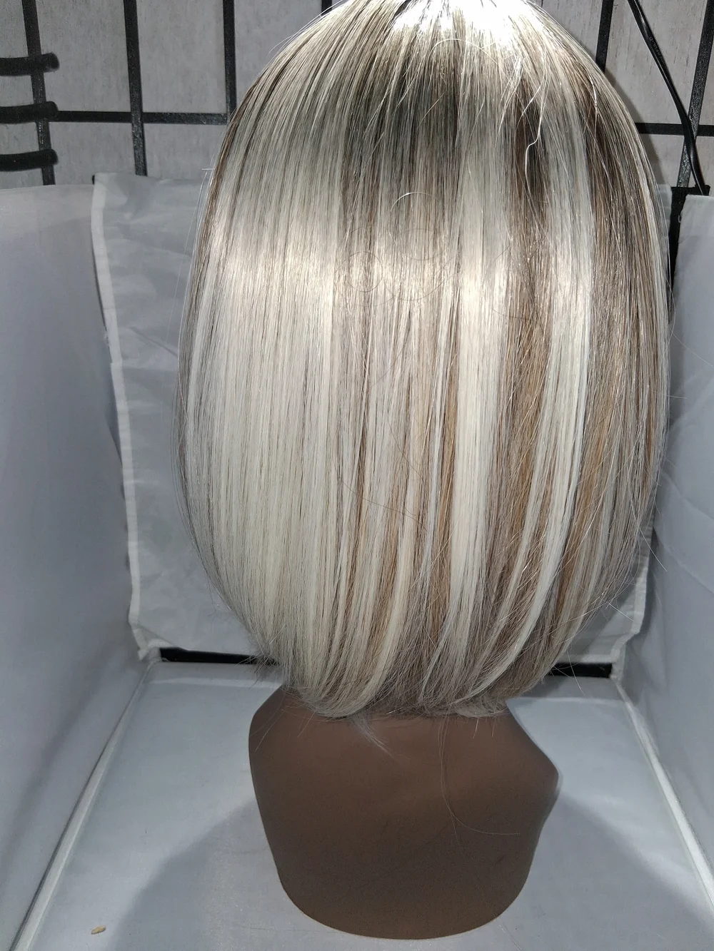Blonde Highlight Bob Wig - Stylish Women Hair